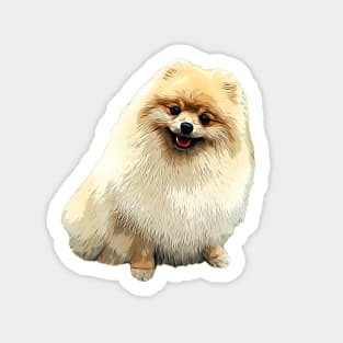 German Spitz - Gorgeous Puppy Dog! Sticker